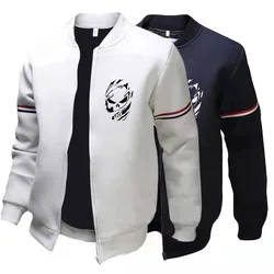 High-quality men's zip cardigan jacket business stand-up jumper jacket men's zip jacket casual sports jacket