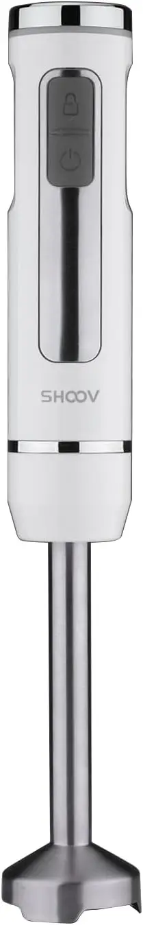 Cordless 3-in-1 Hand Blender, Stainless Steel Stick, 8 Speed + Turbo, USB Charge, LED Lights, Easy Clean