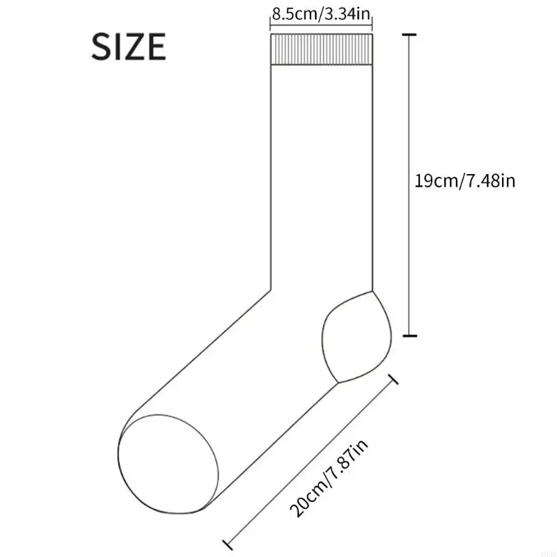 195e Fancy Tornozelo Meias Estressadas Funny Rody Socks Crews Socks Padrões torno