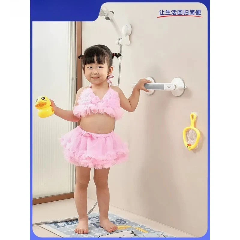 For Baby Standing Bath Handrail Children Toilet Anti Fall Non Slip Railing Bathroom Safety Suction Cup Aid