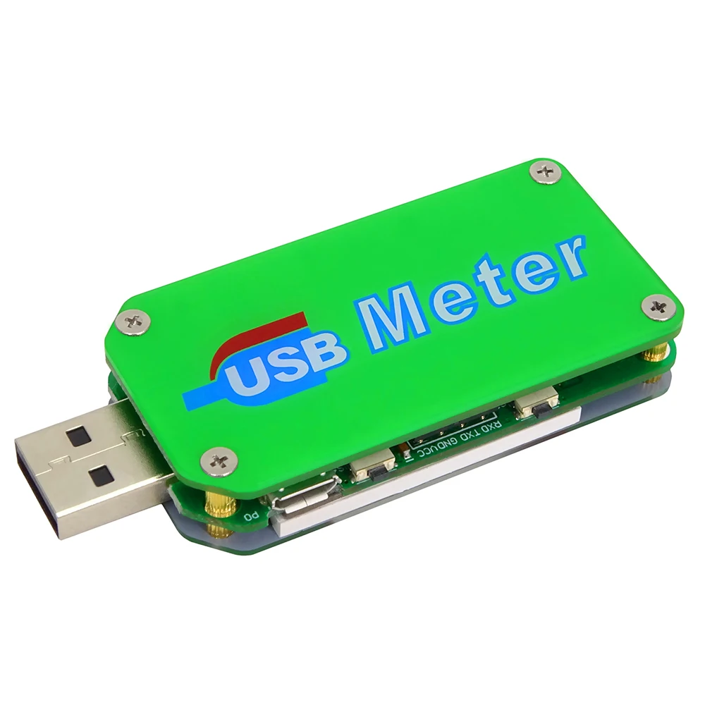 UM24 USB LCD Display Voltmeter Ammeter Battery Charge Voltage Current Meter Multimeter Cable Measure Tester