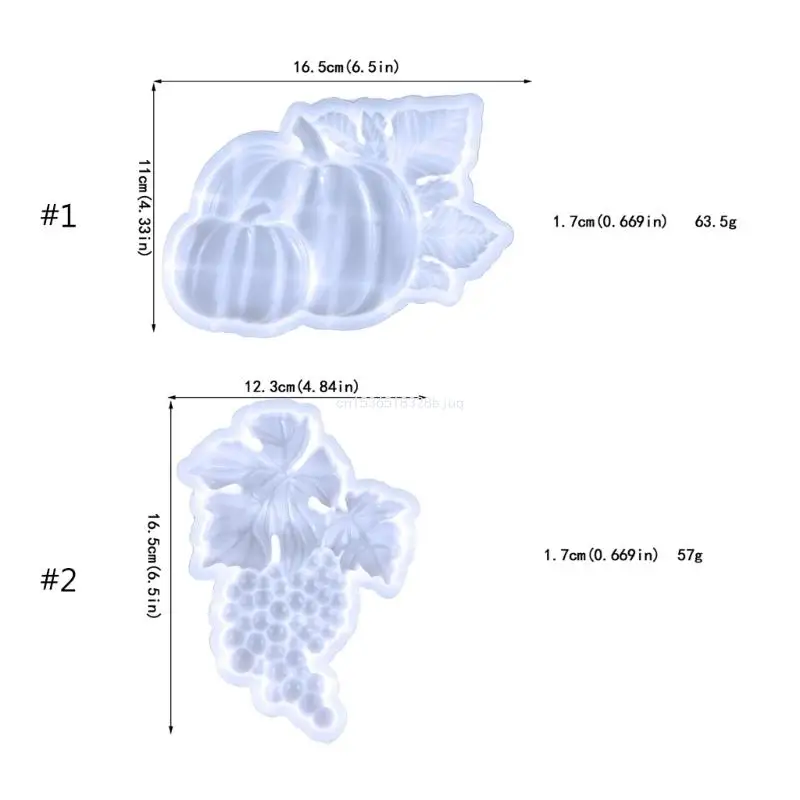 Fai da te zucca uva ornamenti ciondolo decorazione desktop stampo in silicone epossidico Dropship