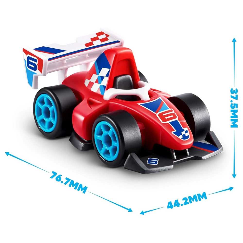 ZURU 5 Surprise Make-A-Racer سباق السيارات تحت عنوان الجدة Unboxing لعبة تحصيل صندوق أعمى صغير لعبة هدية للأولاد #4