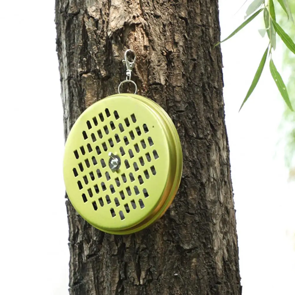 Outdoor Mosquito Repellent Box Outdoor Mosquito Coil Holder with Lid for Camping Fishing Heat-resistant Incense Burner Case