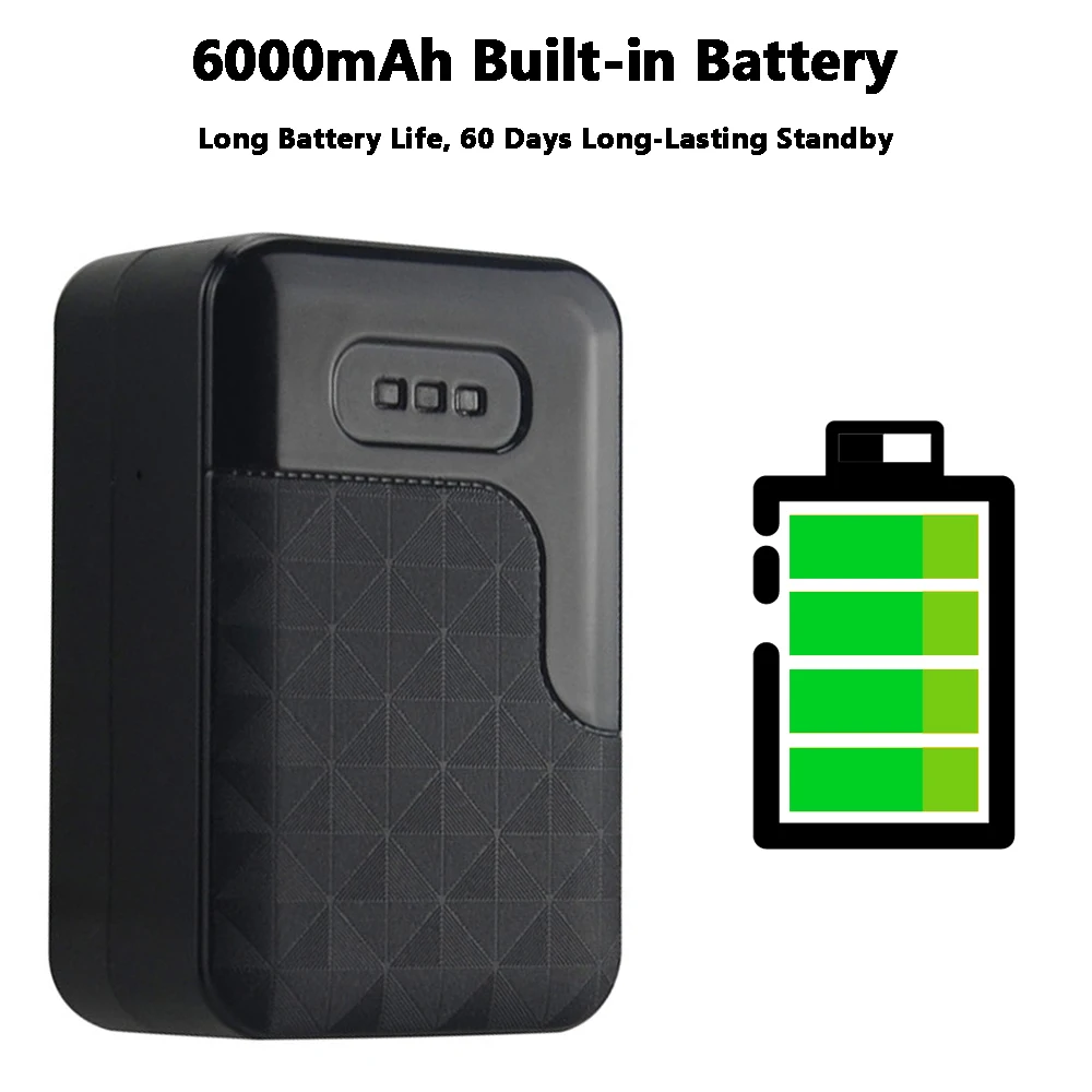 Wireless 2G/4G Car GPS Tracker G200 Waterproof Vehicle GPS Locator Device 60 Days Magnet Standby Real-Time Drop Shock Alarm