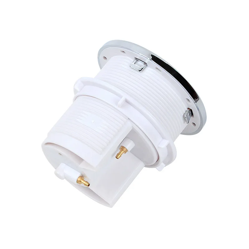Pneumatic drain valve button Double drain switch Large diameter cabinet toilet button Pneumatic control Hidden water tank