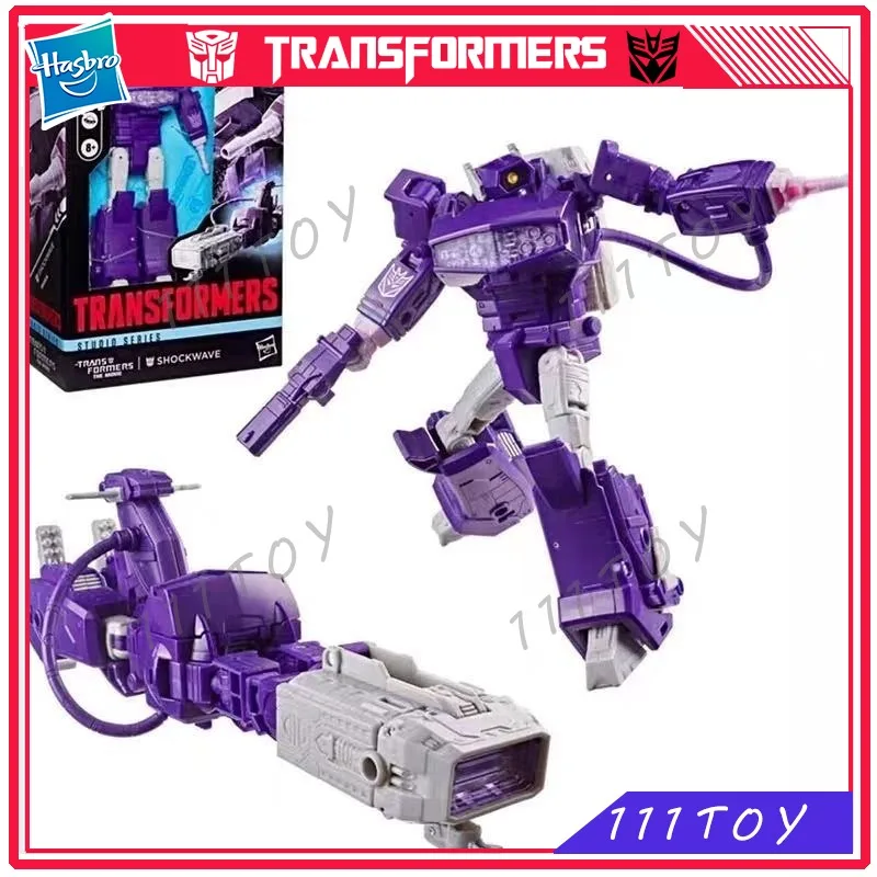 En stock, juguetes clásicos de Hasbro Transformers, serie Studio SS86 Voyager Shockwave, figura de acción, colección de juguetes robóticos, regalos, hobbies