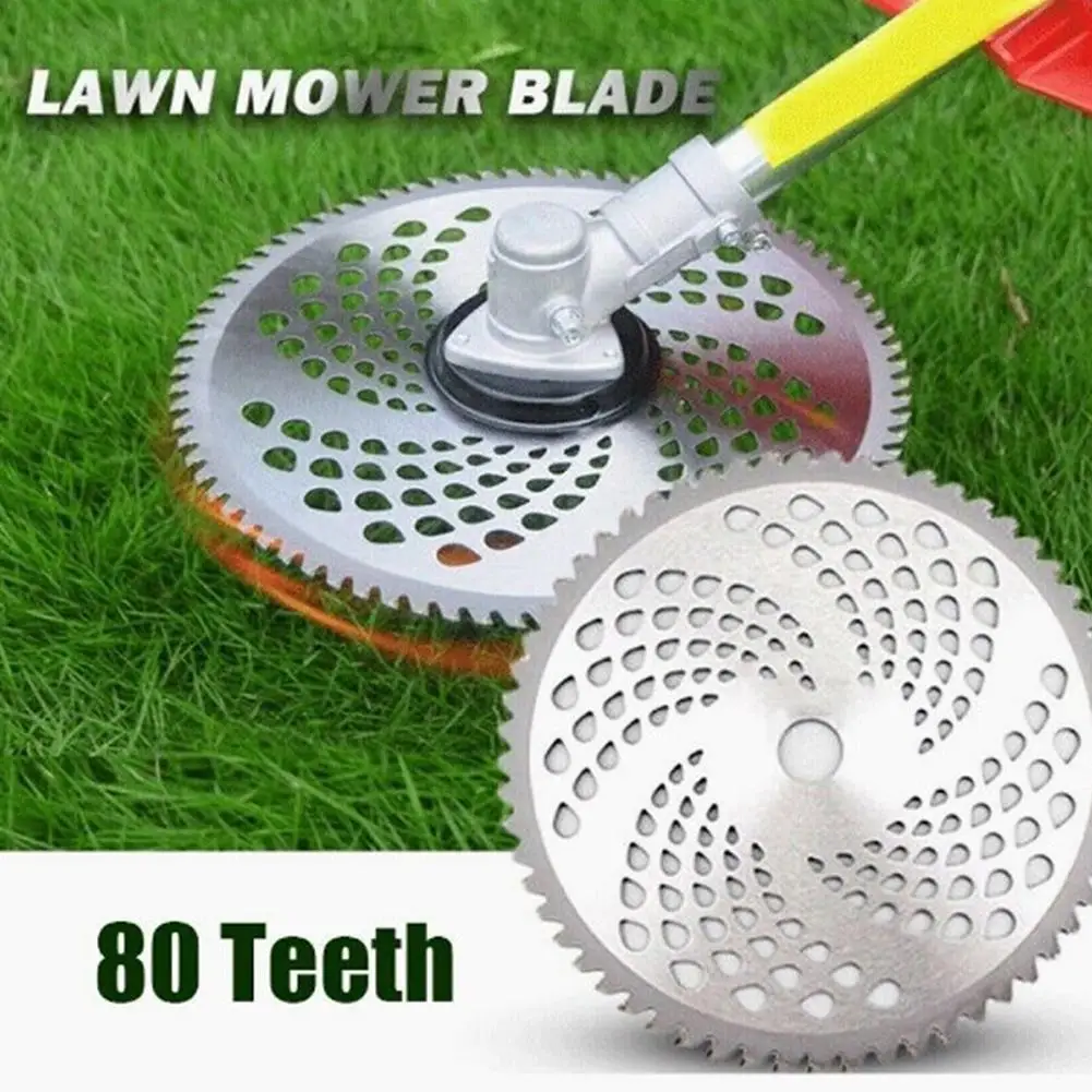 

10" X 80t Tip Brush Blades Heat Rust-resistant Replacement Parts For Cutter Trimmer Weed Eater