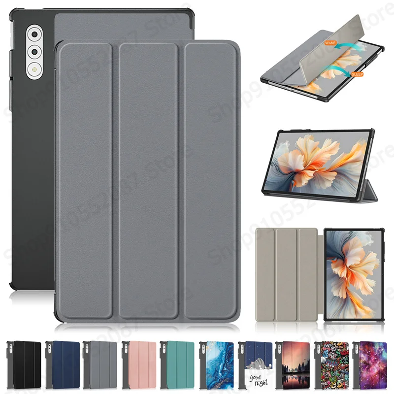 Coque For Lenovo Yoga Tab Plus Case TB520FU PU Leather Hard Back Fold Stand Tablet Funda For Lenovo Yoga Tab Plus 12.7 inch Case