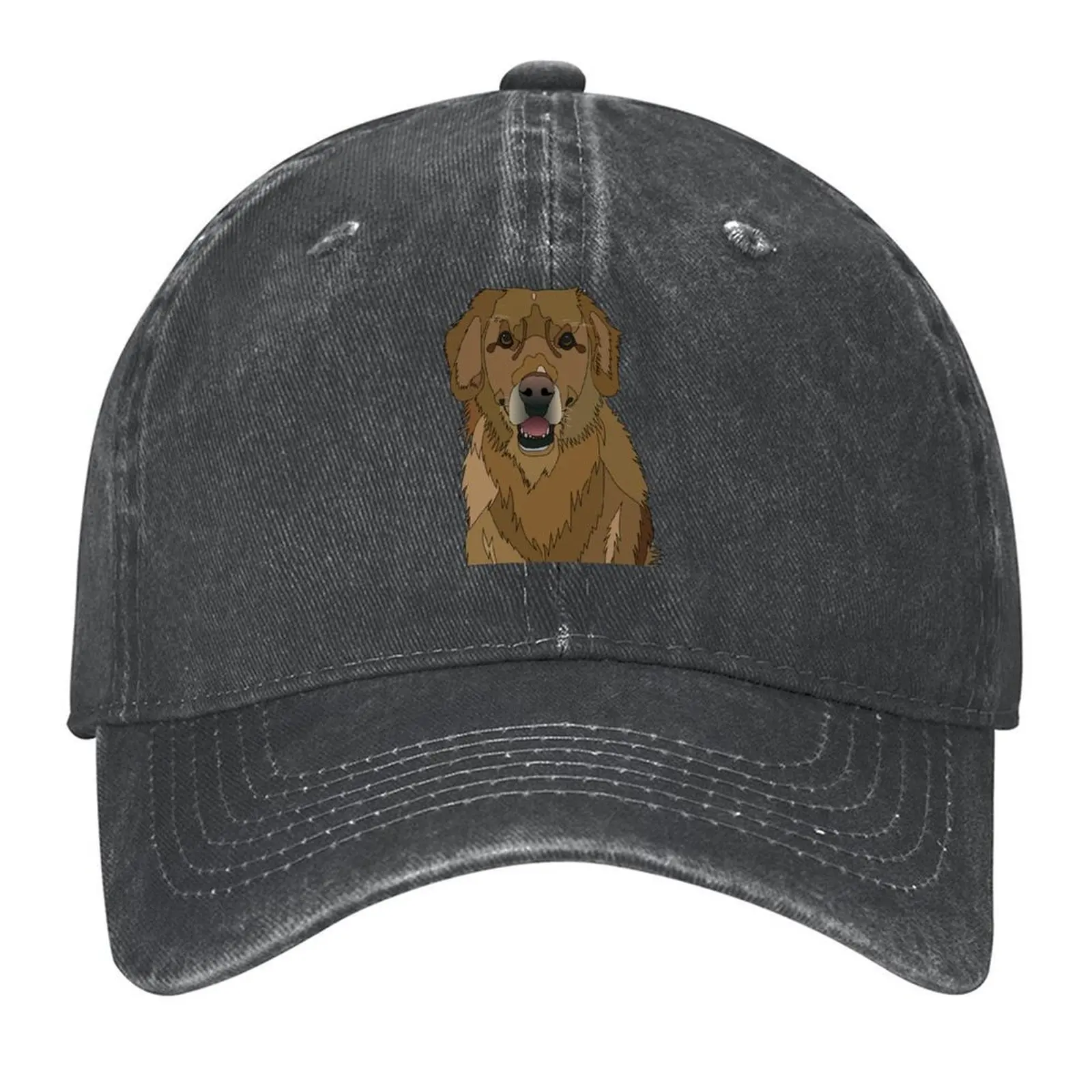 

BARNEY the Golden Tolling Retriever Baseball Cap Rugby Hat Man For The Sun party Hat Luxury Brand For Men Women's