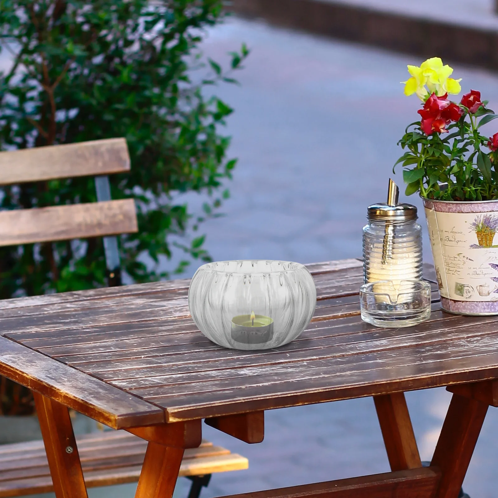 Taza de aromaterapia de vidrio, aspecto transparente Simple, forma de calabaza para uso duradero y taza de belleza