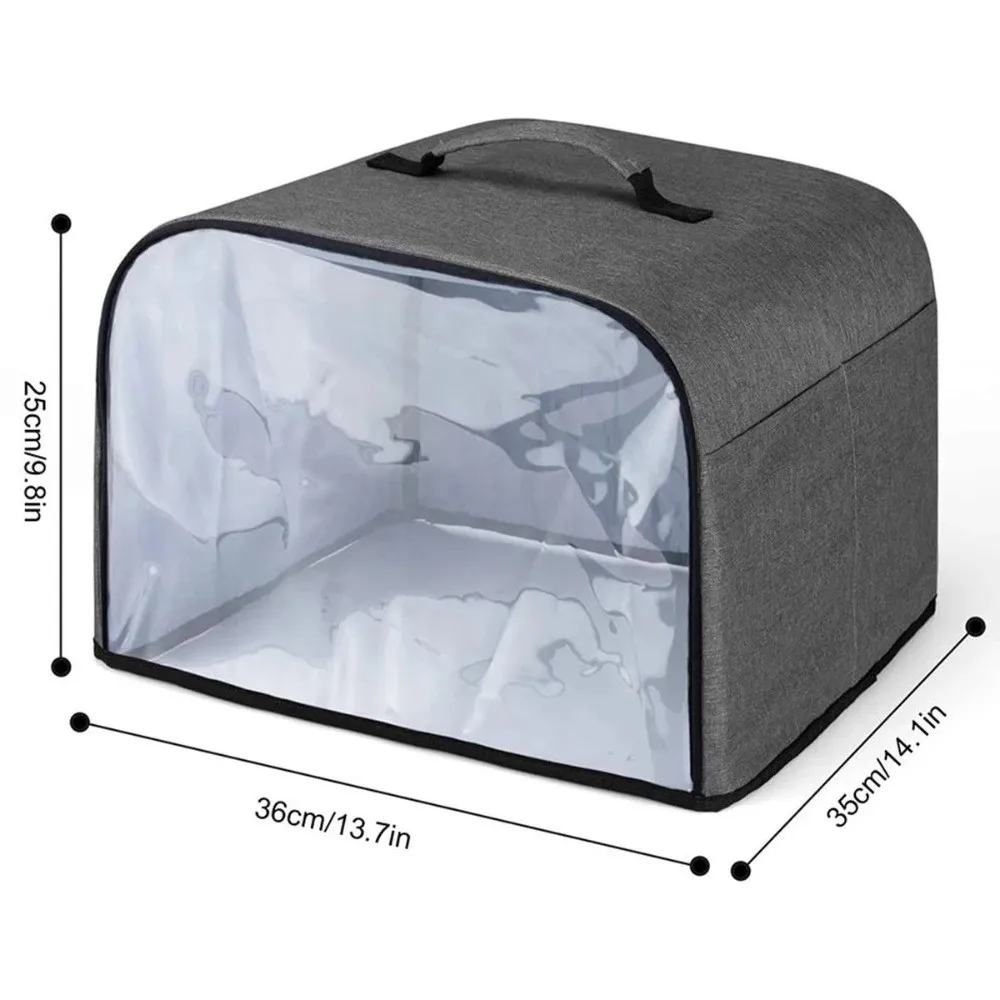 Waterproof Air Fryer Hood With Storage Pockets Durable Grill Toaster Cover Oxford Fabric Toaster Cover for Air Fryer Bread Maker view 6