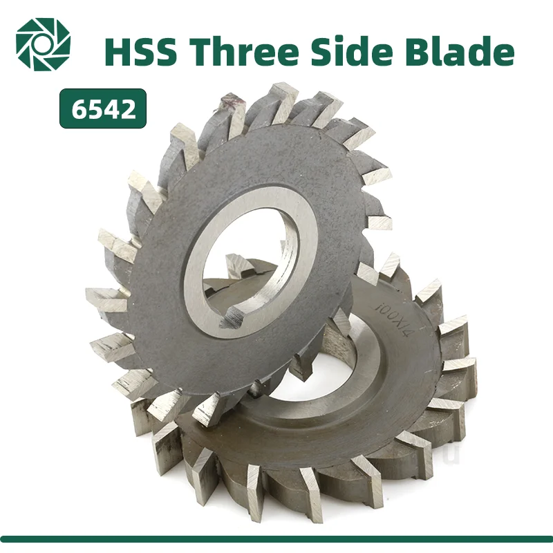 

Hot 1PCS 50mm 63mm 75mm 80mm 100mm 125mm 130mm 150mm HSS Three Straight Tooth Blade Face Milling Cutter,4mm-20mm thickness