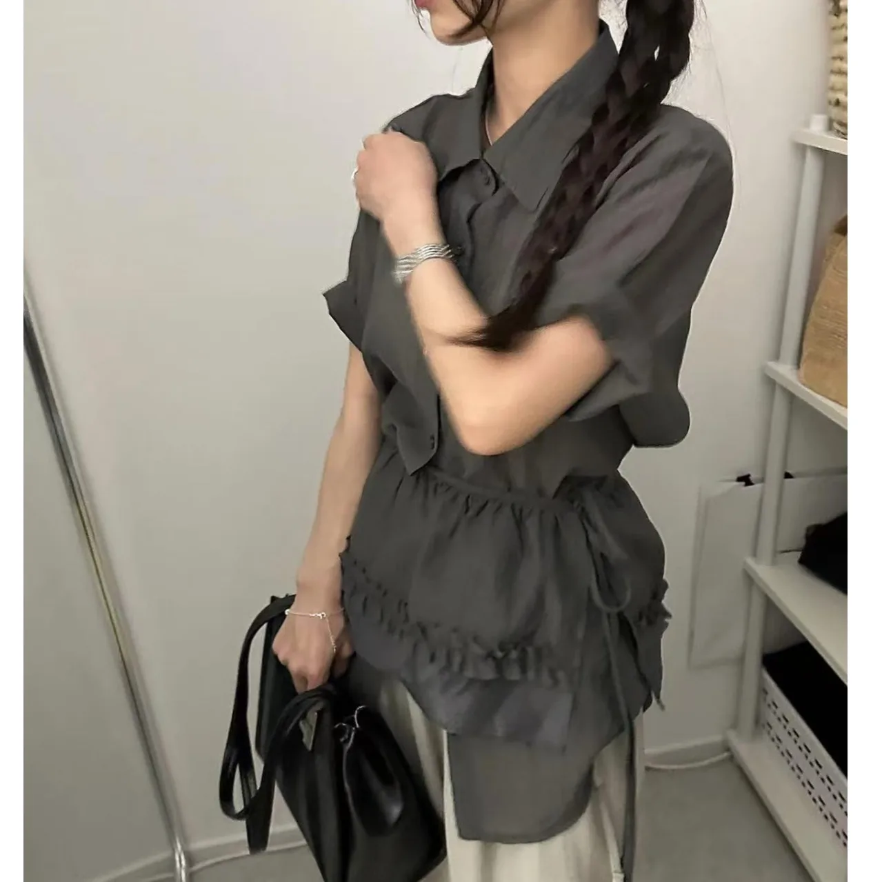 Efeito de emagrecimento design de verão ba cinta superior feminino com earlet renda guarnição conjunto de duas peças ele commute sle ort sve