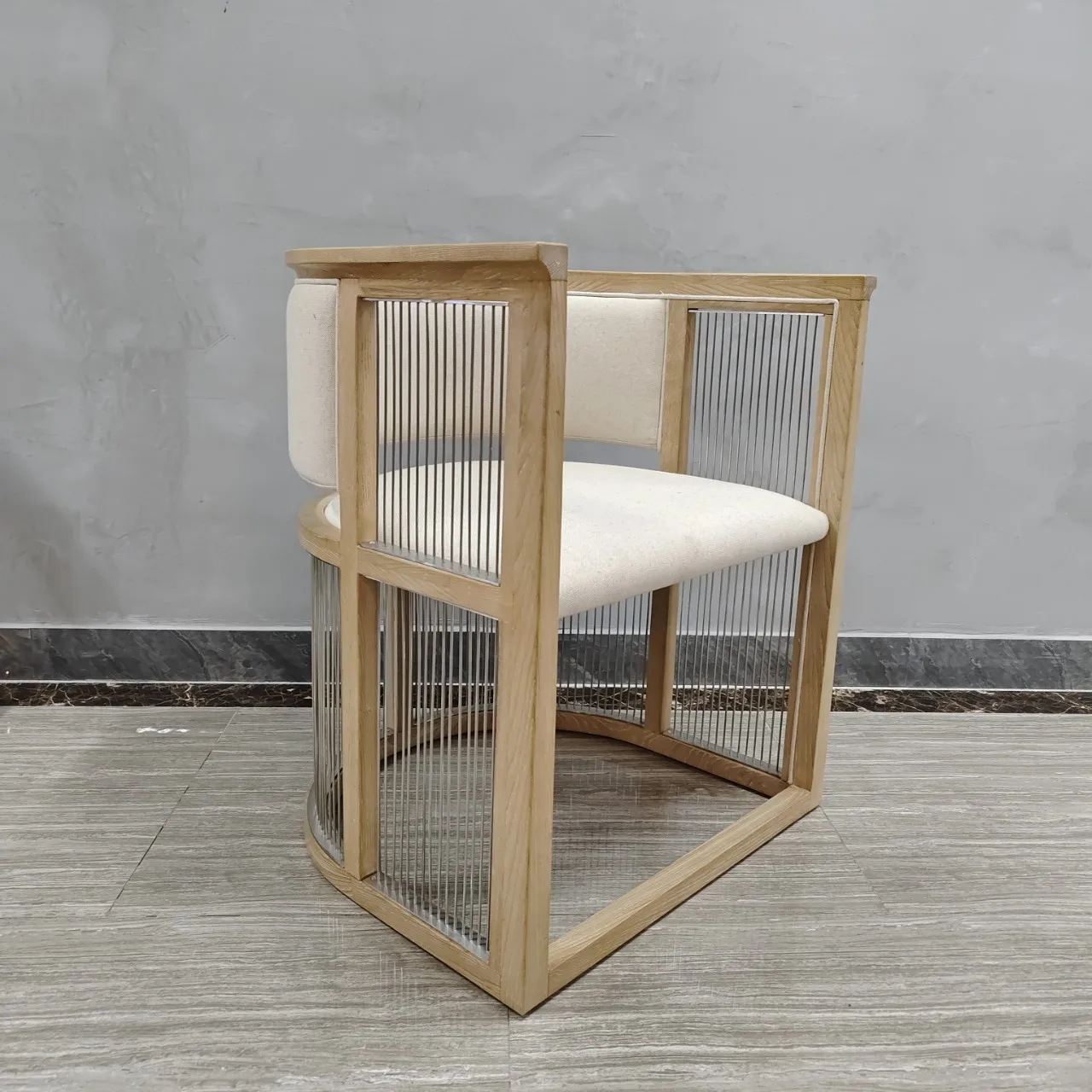 

New Chinese style, villa, high-end, dining chair, homestay, courtyard