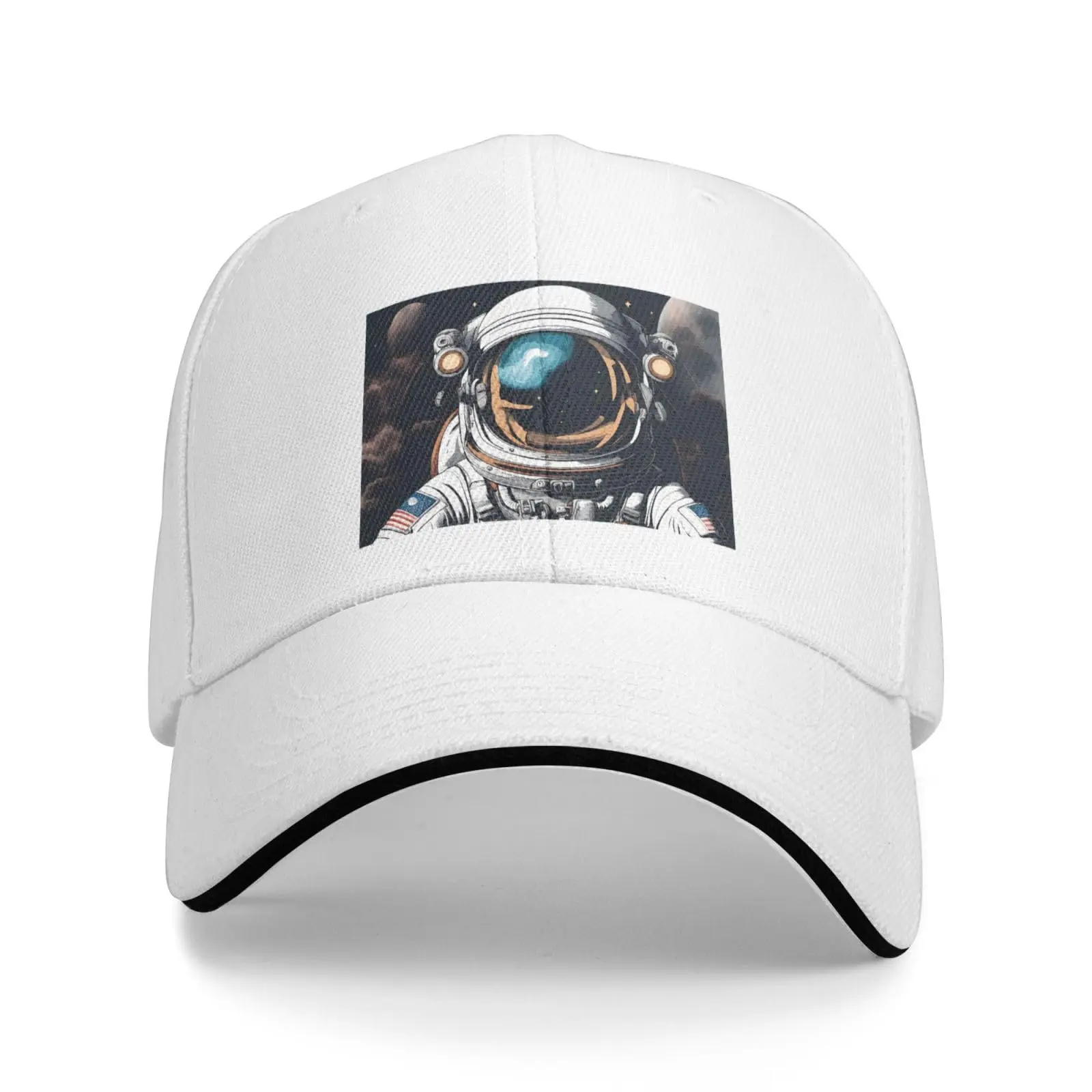 Air Astronaut Prints Unisex Baseball Cap  Breathable Lightweight Hats