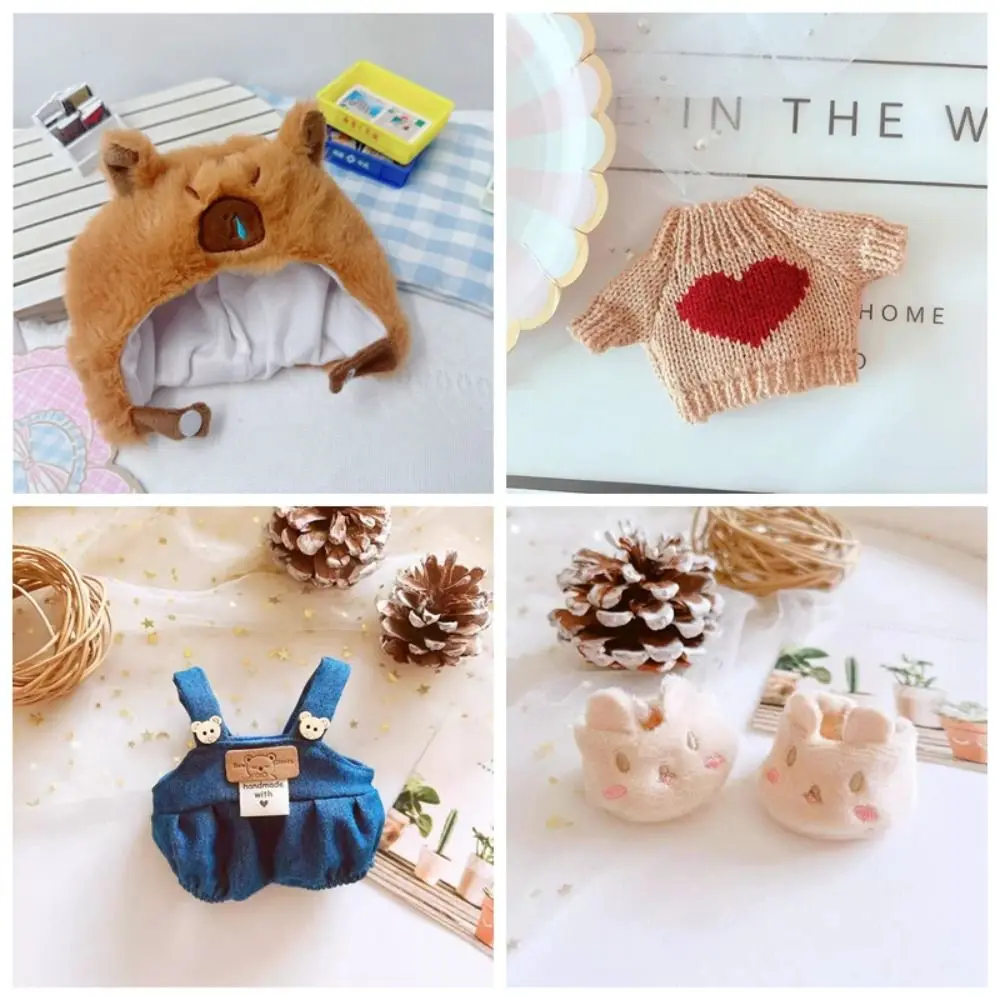 20cm Doll Clothes Toy Head Cover Sweater Cotton Doll Clothes Doll Cloth Accessories Capybara No Attributes Dolls Clothes