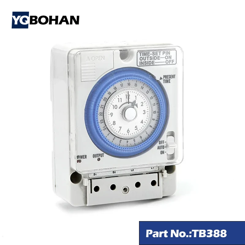 Mechanical Analog Timer TB35N TB388 With Battery 15a Ce Switches Light Switch Time Control Relay Wholesale