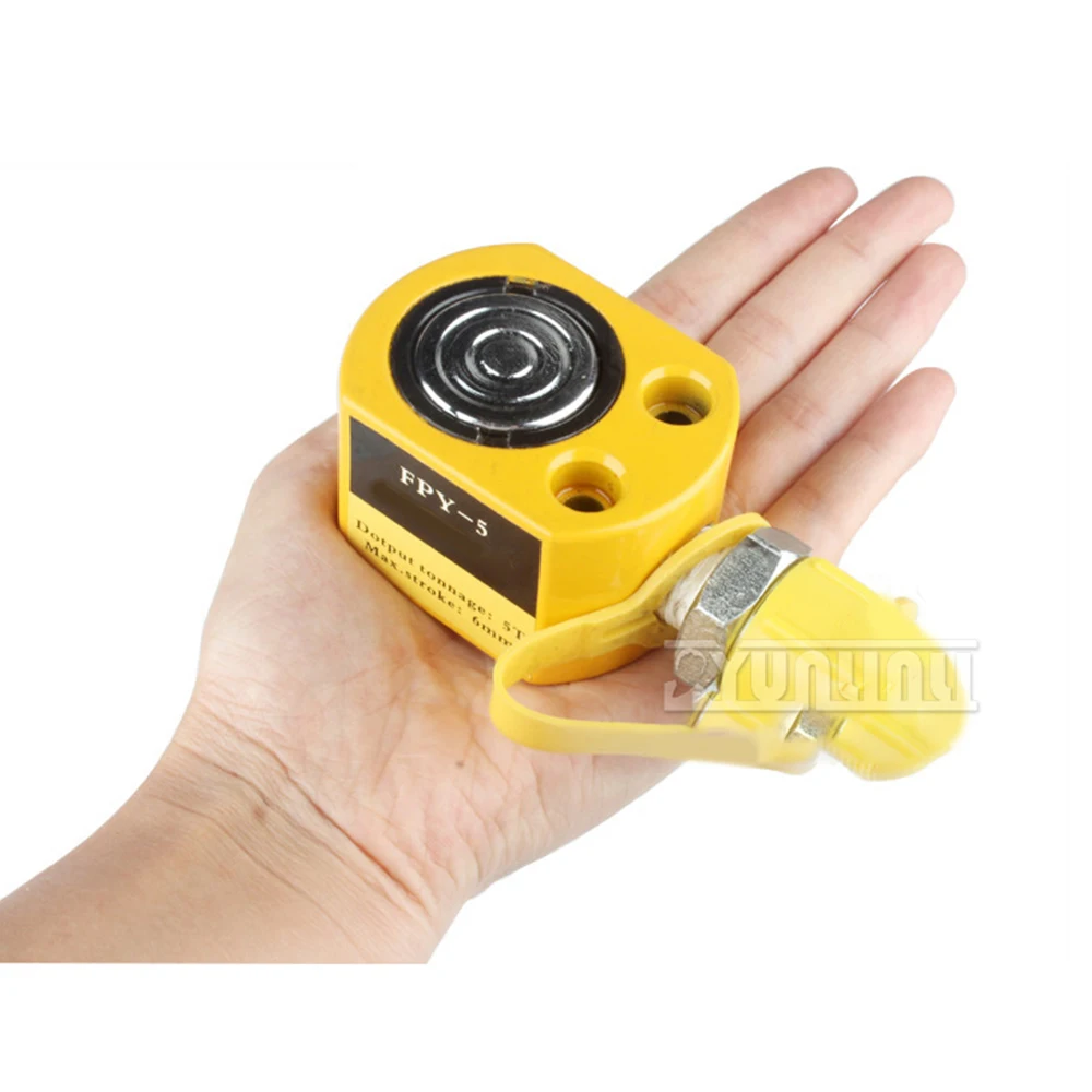 5/10/20/30 T رقيقة جدا رافعة الرفع الهيدروليكية المحمولة منفصلة الهيدروليكية الداعم أسطوانة زيت أسطوانة #3