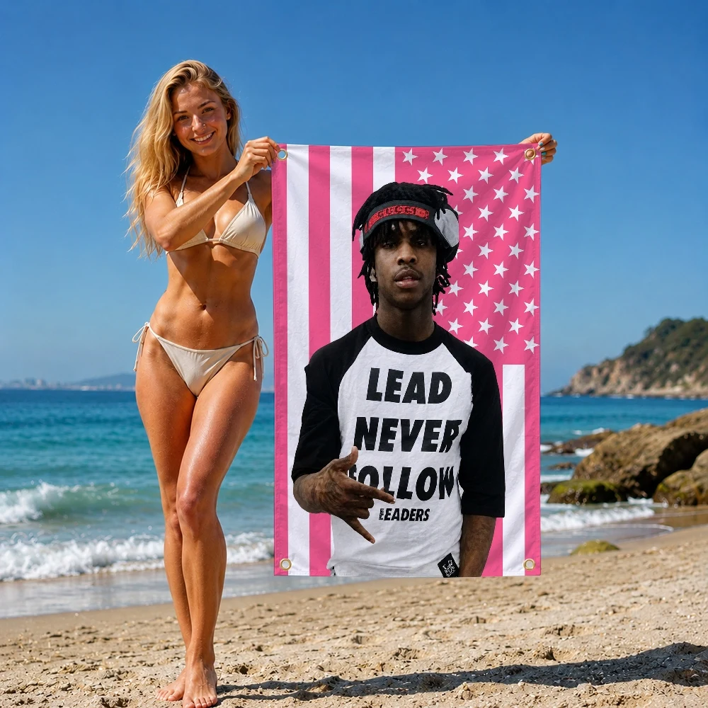 C-Chief K-Keef Rapper Outdoor Flag for Home Camping Party Club Decor Garden Yard Wall Hanging Banner