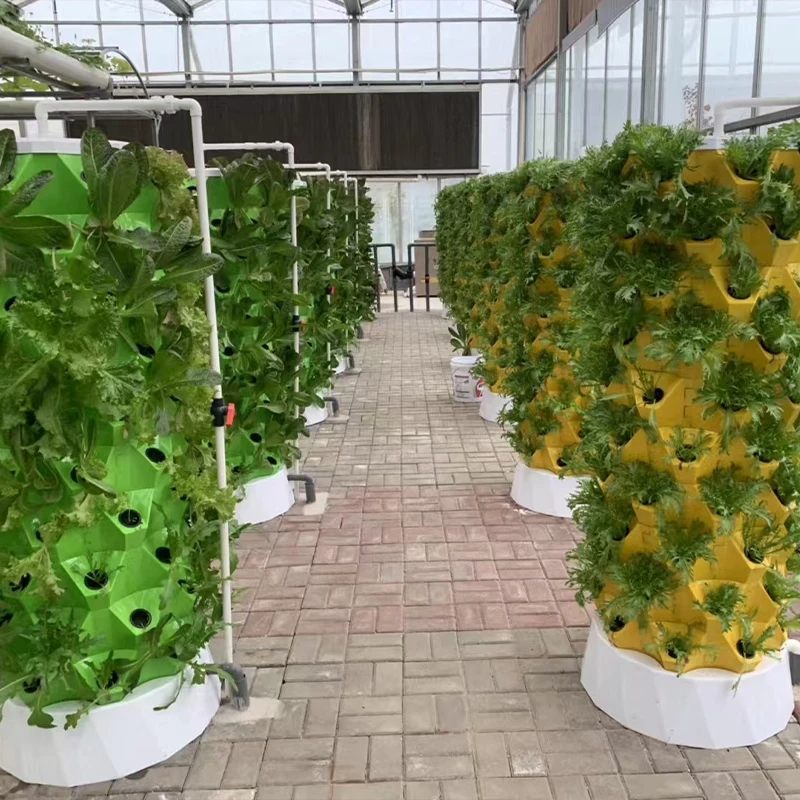 Torre verticale per ananas Sistema aeroponico da giardino Torre per coltivazione idroponica per ananas aeroponico