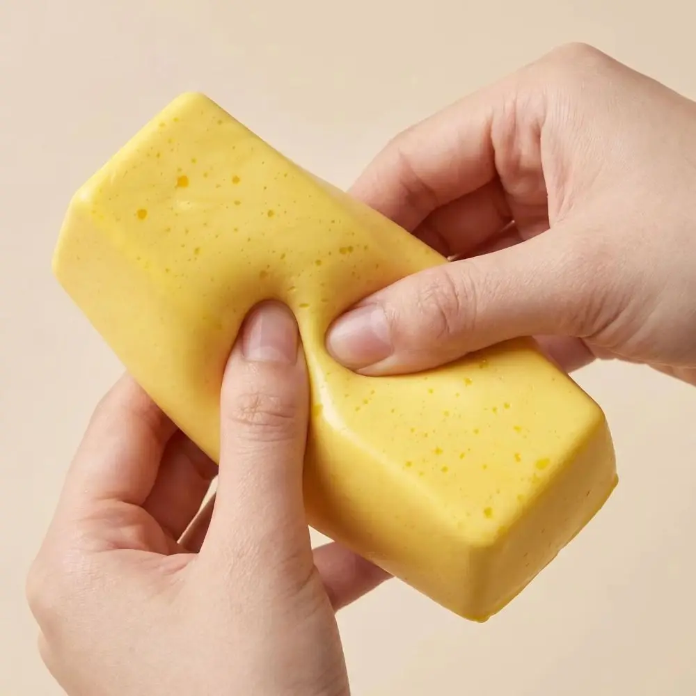 Barra Sensorial Elástica de Liberación Rápida con Rebote Suave, Textura Mantequilla, Sabores Matcha, Mango y Queso, para Relajación, Regalo