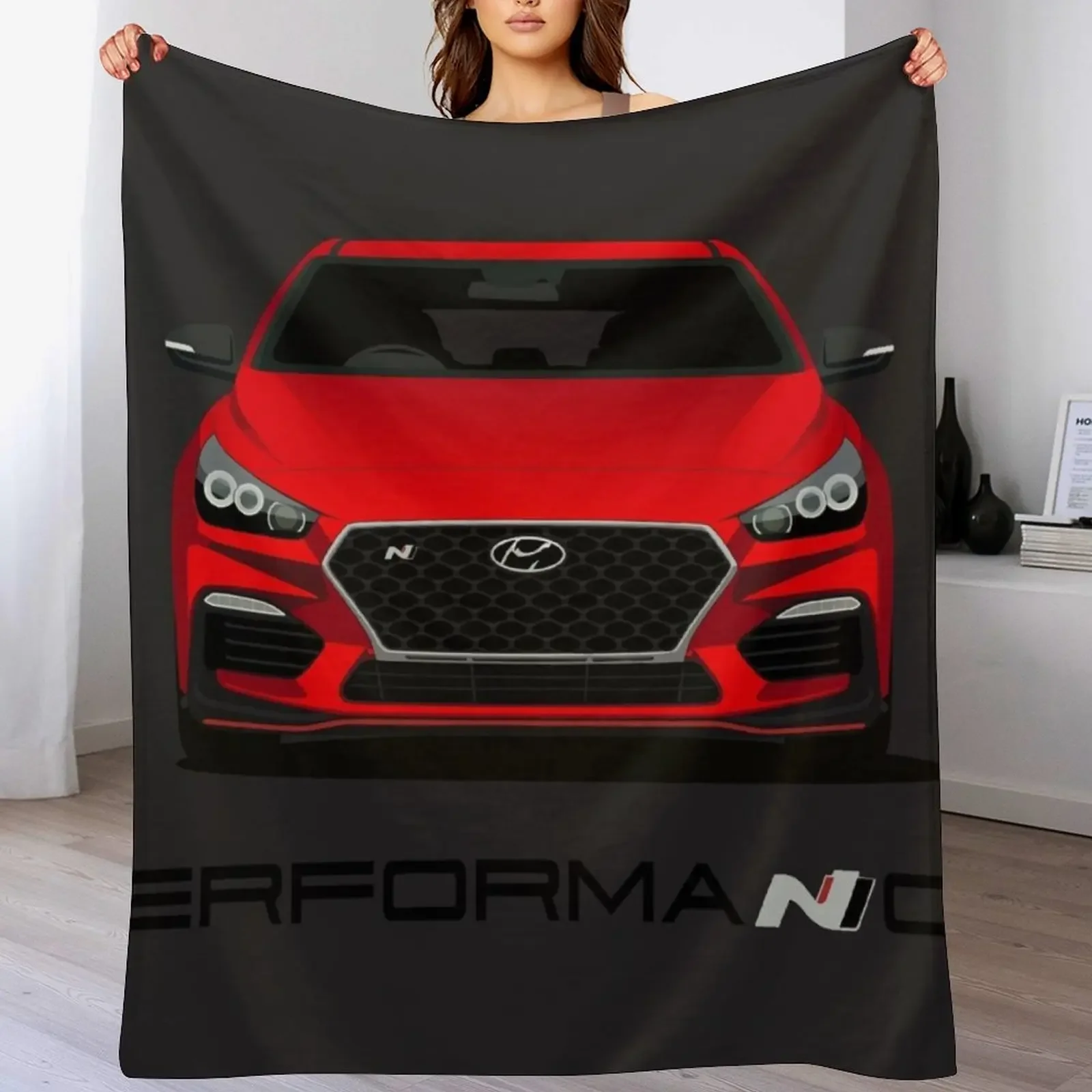 

I30N (custom red) Throw Blanket anime blankets and throws Picnic cosplay anime Blankets