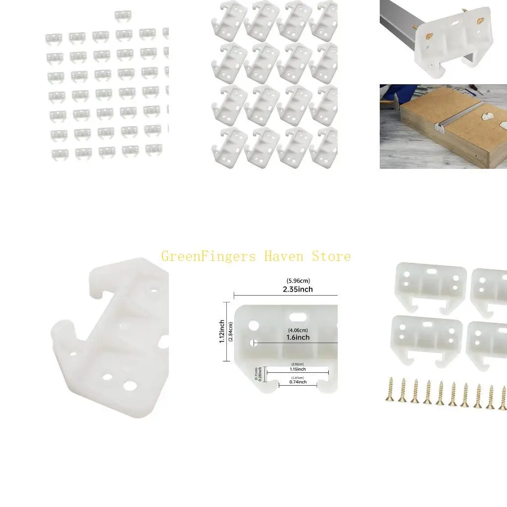 F68D Furniture Drawer Track Guides Replacement Furniture Part for Sliding Rails