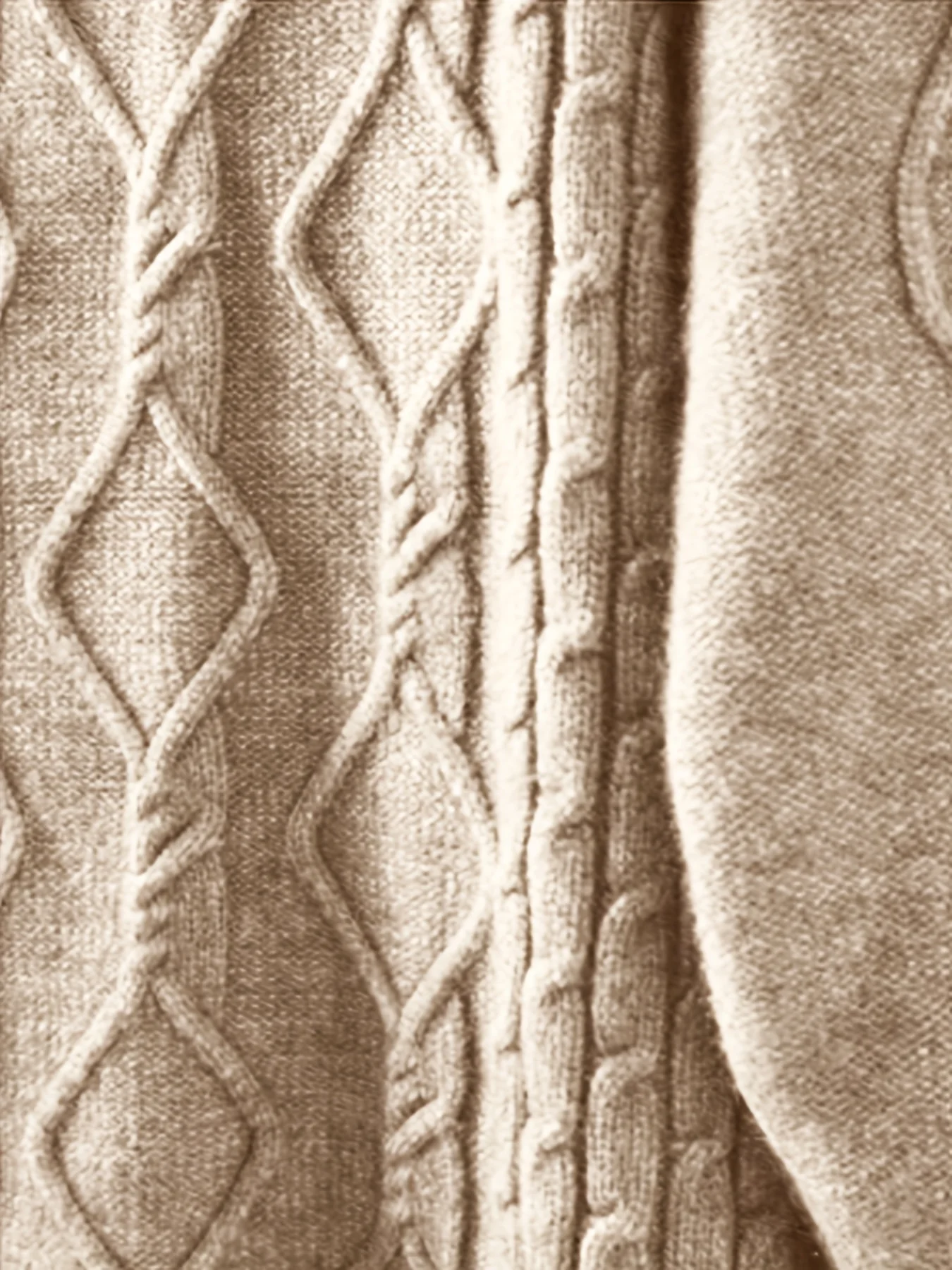 سترة نسائية محبوكة بغطاء للرأس سميكة ومزخرفة متوسطة الطول - معطف خارجي فضفاض جديد للخريف والشتاء مع صف واحد ولكن #3