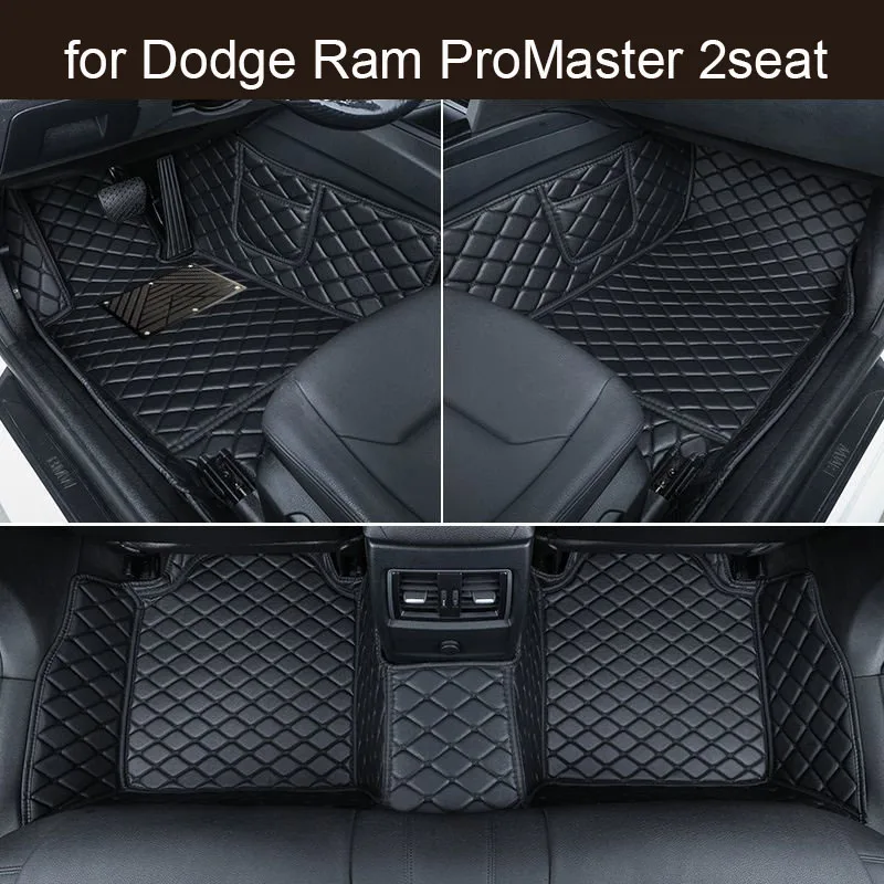 Car Floor Mats for Dodge  Ram ProMaster 2seat	2014-2020  Accessories Customized Auto Carpets