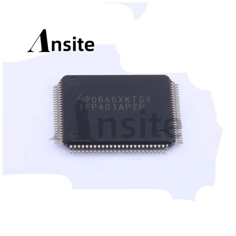 

10 pieces per lot. 100% brand new, original, genuine. TFP401APZPR, TFP401 HTQFP-100, digital receiver, video interface IC.
