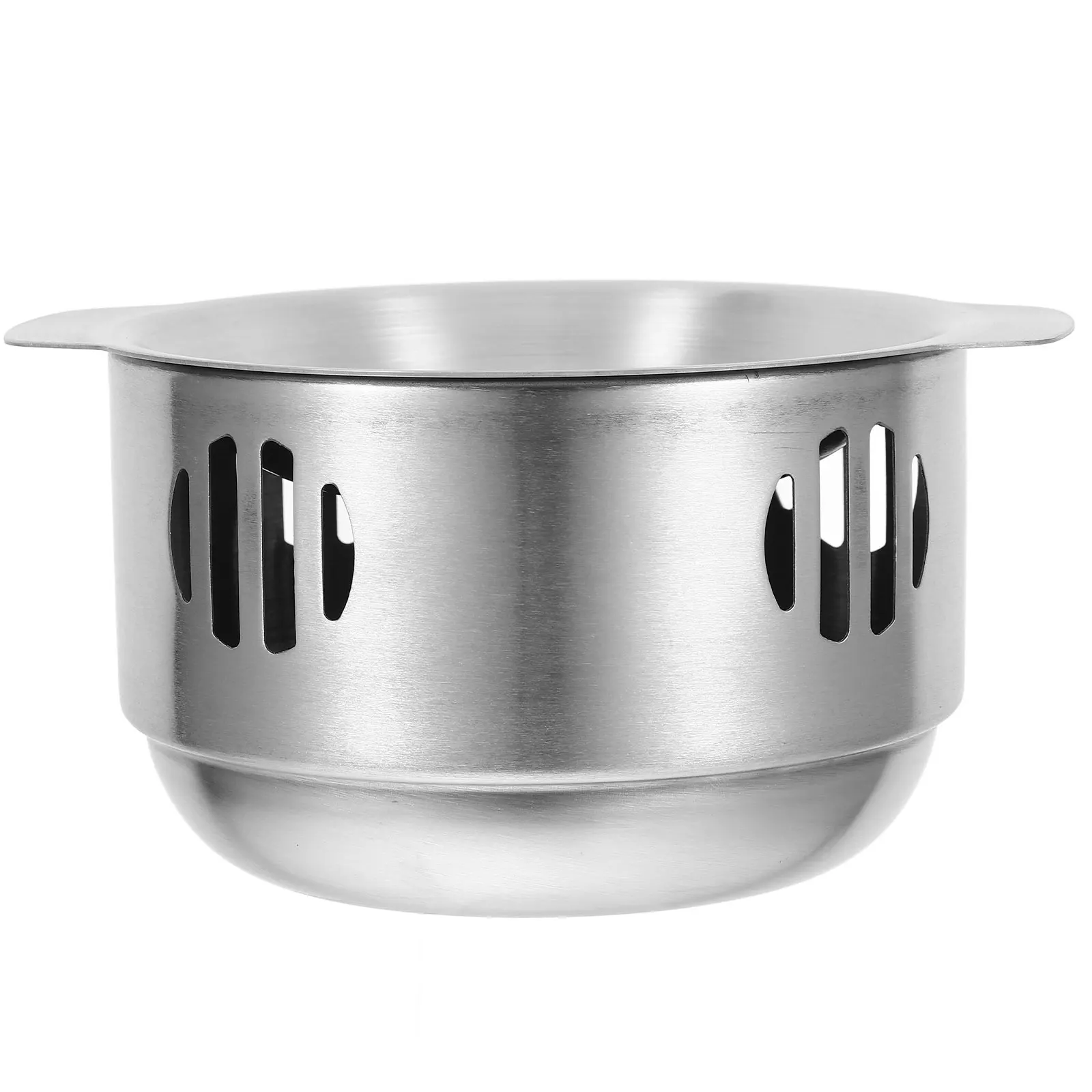 

1 Set Stainless Steel Cooking Pot With Stove Uniform Heating Non-Stick Lightweight Portable Outdoor Camping Stockpot Seafood