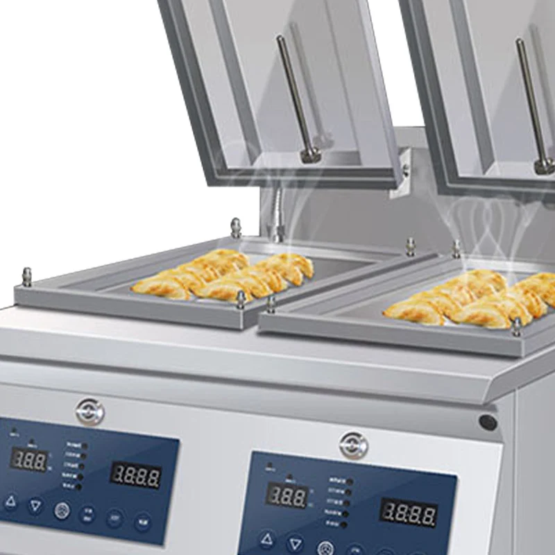 Horno eléctrico comercial para panqueques y crepé, pan chino frito, máquina eléctrica para freír dumplings Chow Mein