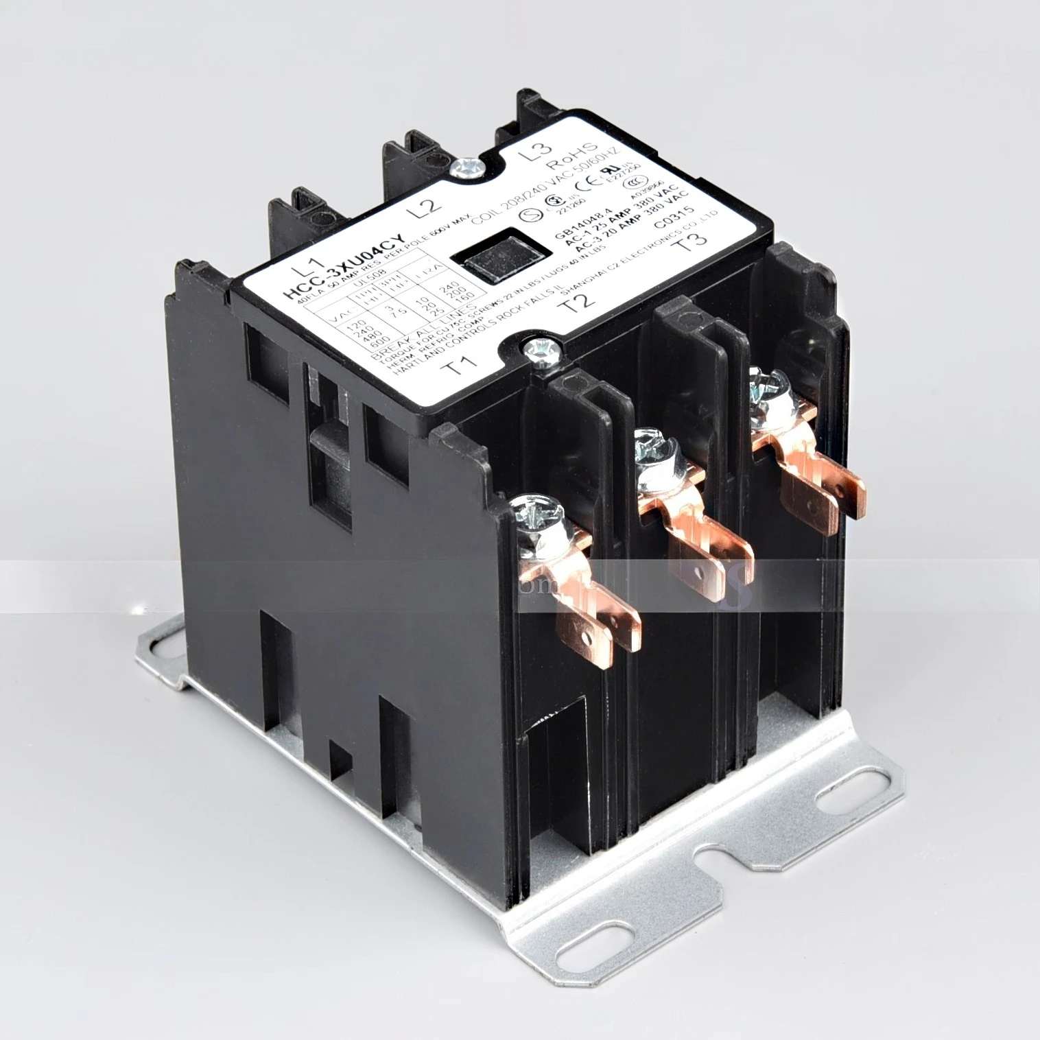 

HCC-3XU04CY 208-240V 40A Three-phase AC contactor