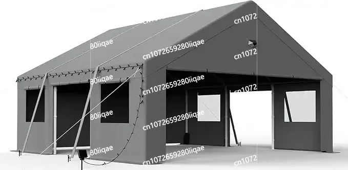 

Portable Garage Carports with 4 Roll Up Doors, Heavy Duty Carports