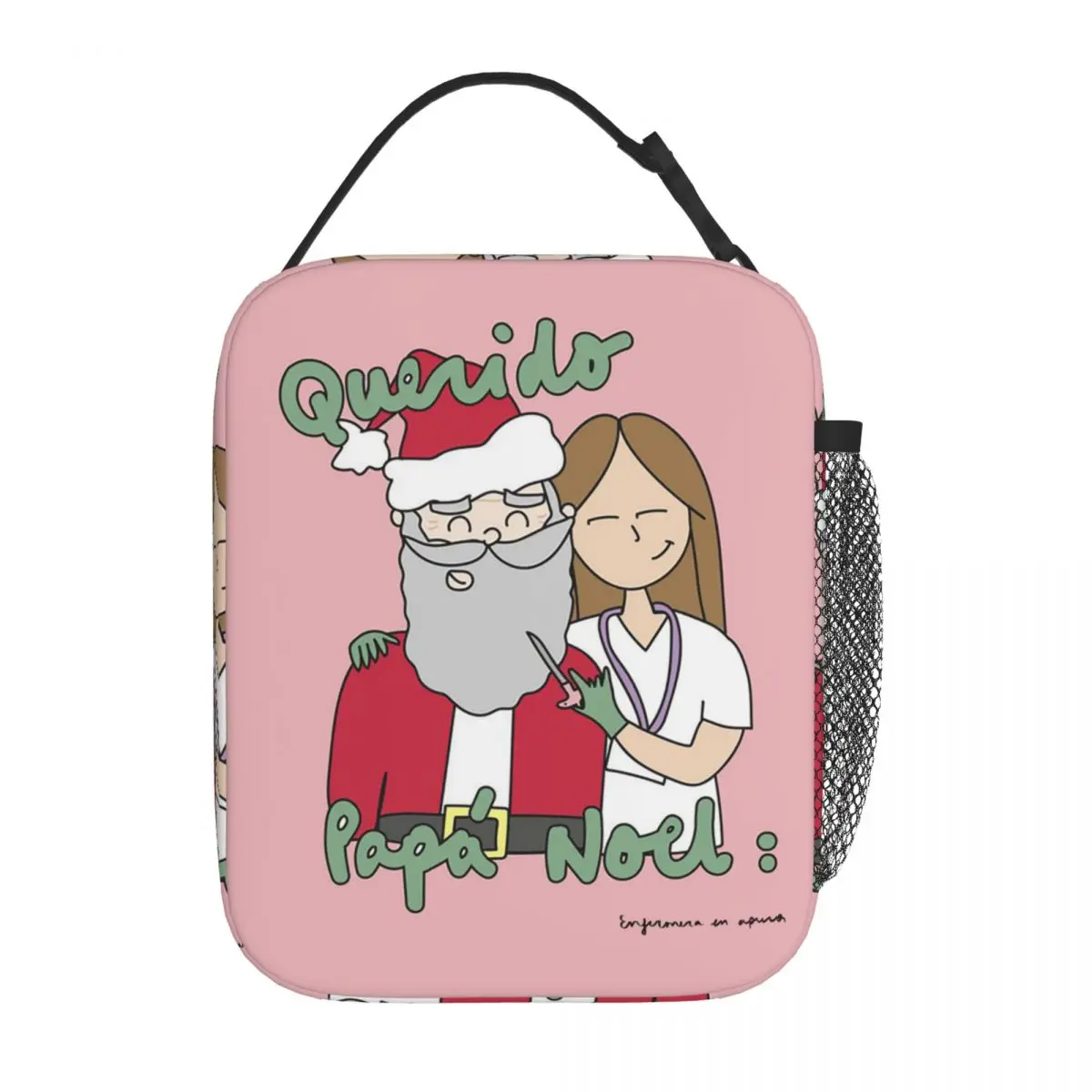 Enfermera En Apuros doctor nurse medical Thermal Insulated Lunch Bag Portable Food Bag Men Women Cooler Thermal Lunch Boxes