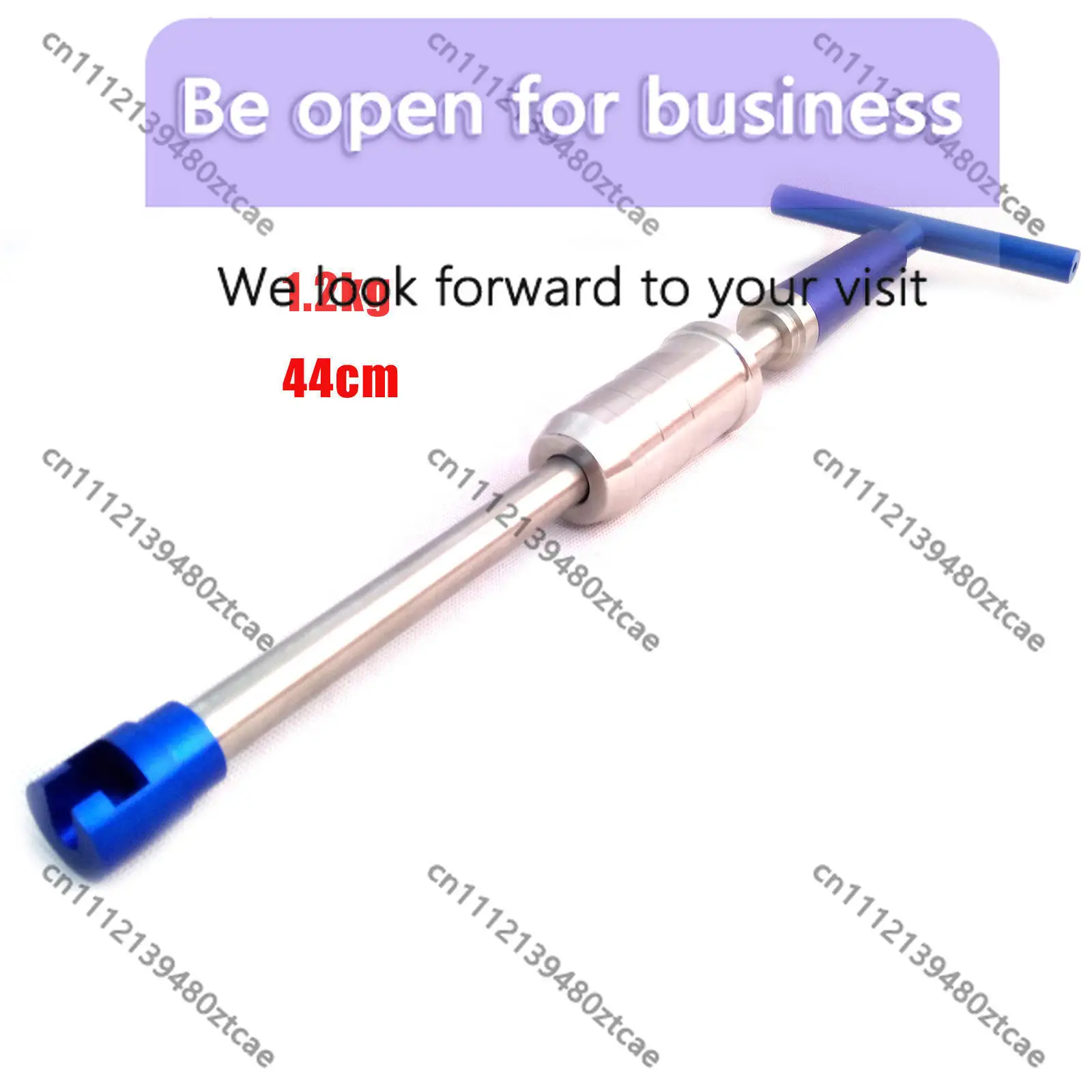 1.2kg Blue T Handle Dent Puller Slide Hammer Auto Body Hail Dent Removal Paintless Repair Tool