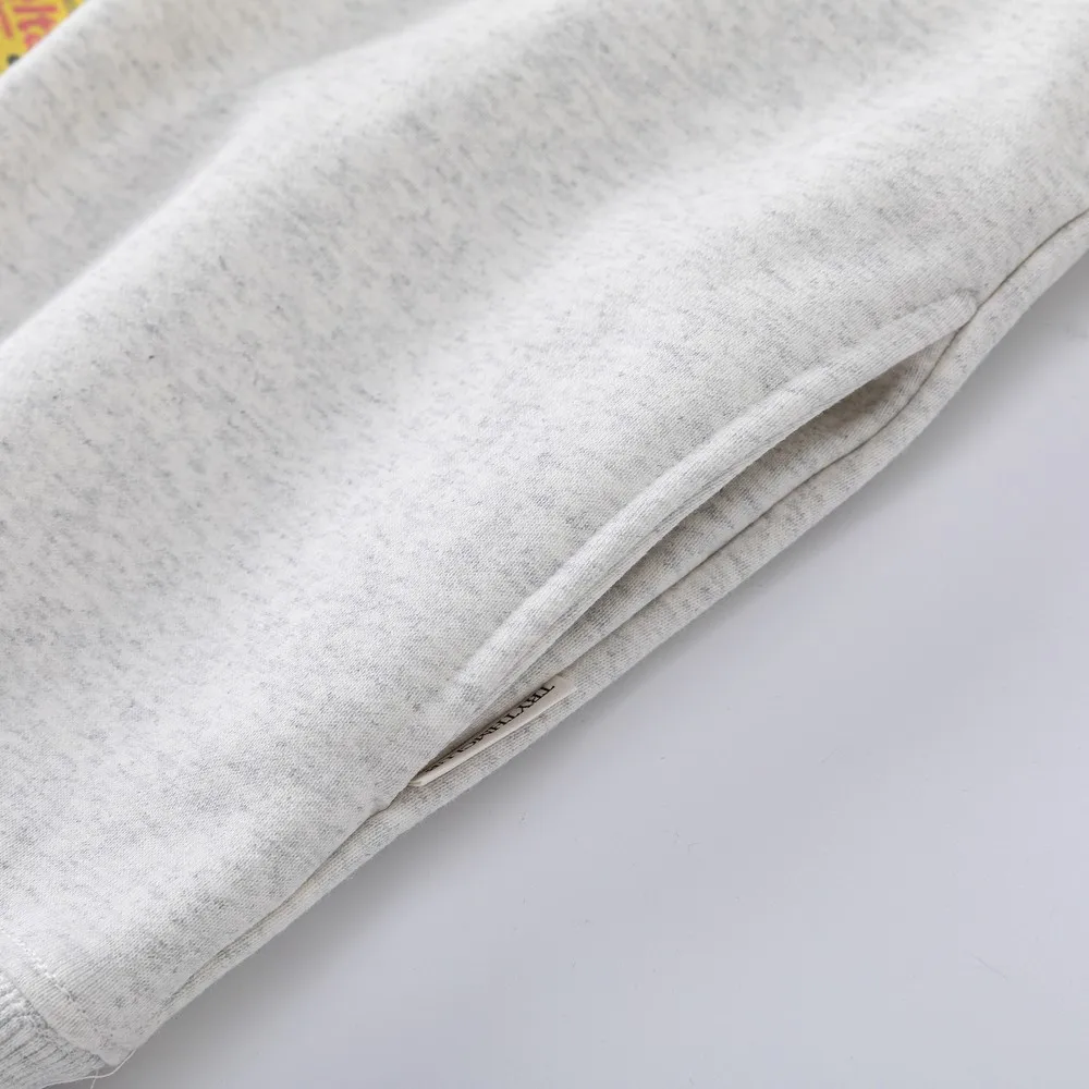 Felpe con cappuccio larghe dal design vintage invecchiato con stampa divertente Kawaii Felpe con canguro oversize streetwear per donna uomo