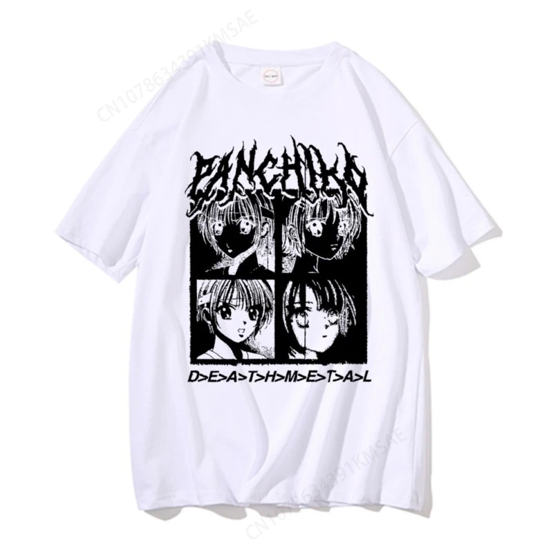 Panchiko DEATHMETAL Album Graphic Print Tshirt Male Gothic T Shirt Men Women Casual Cotton Tees Men's Vintage Oversized T-shirts