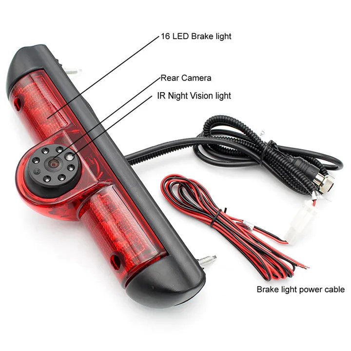 

JUMPER III Fiat Reverse with Night Vision CCD Image Sensor Backup Brake Light and Park Safely Aid