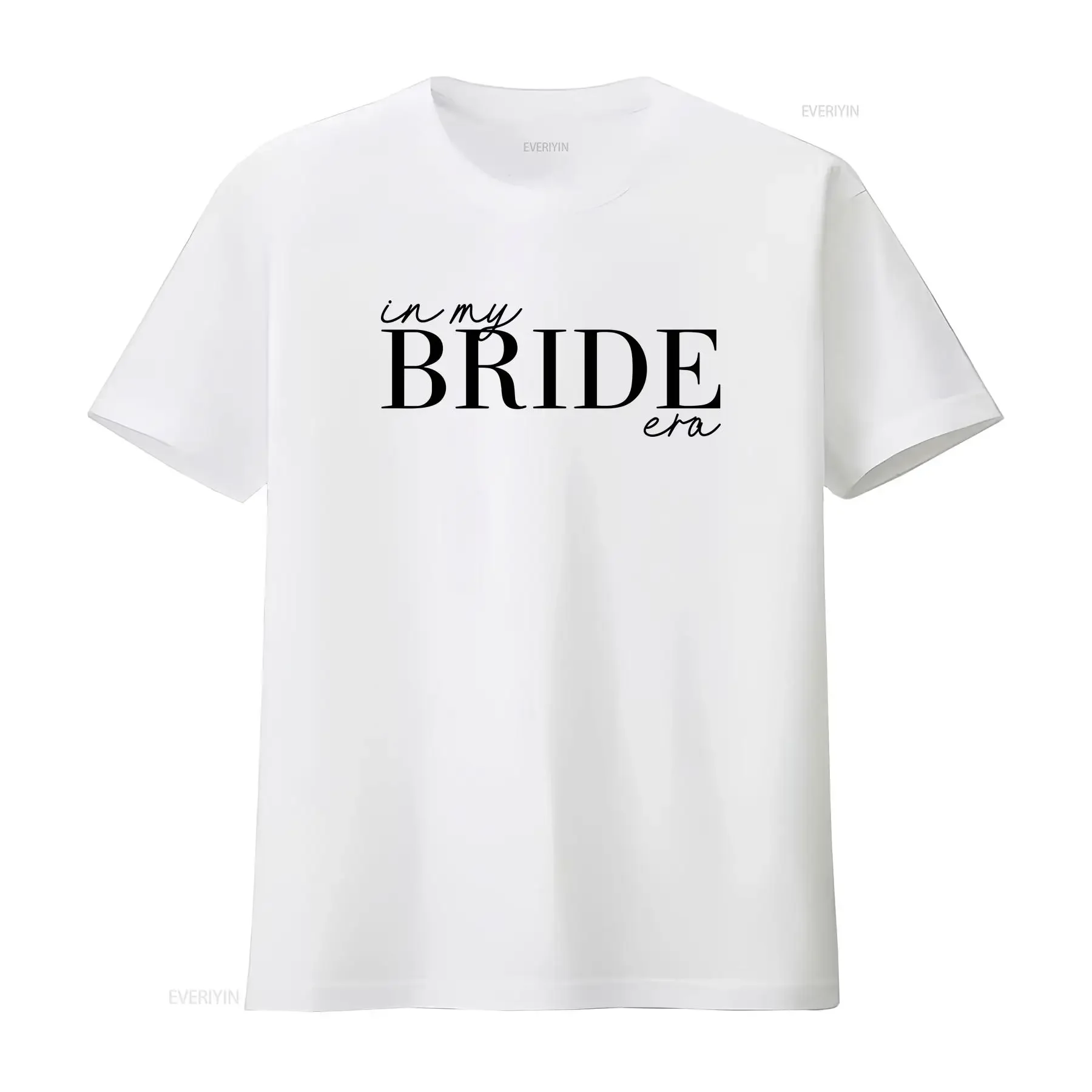 Bachelorette T Shirt In My Bride Era Funny Engagement s Future Mrs To Be Wedding Day Honeymoon vintage Washed Slightly