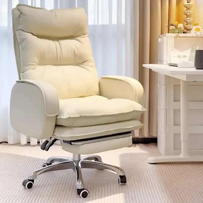 

Dinning Nordic Office Chair Footrest Arm Bar Comfortable Cushion Barber Computer Office Chair Makeup Muebles Trendy Furniture