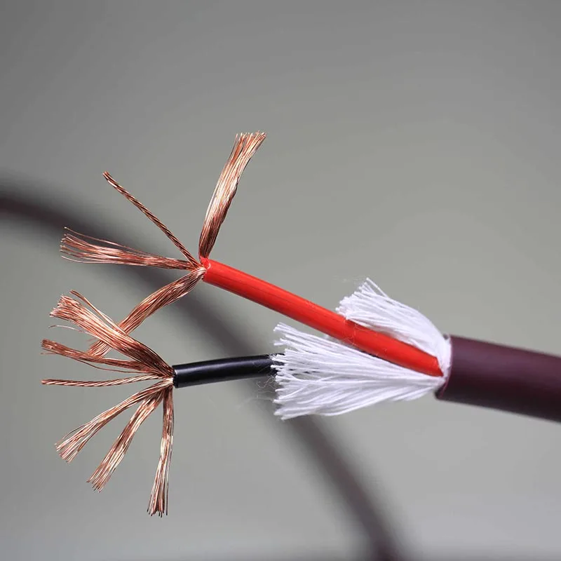 

C-400 Hi-Fi Audio Cable 4mm² Oxygen-Free Copper 5N 12mm Diameter for Home Theater Amplifier Professional Sound System
