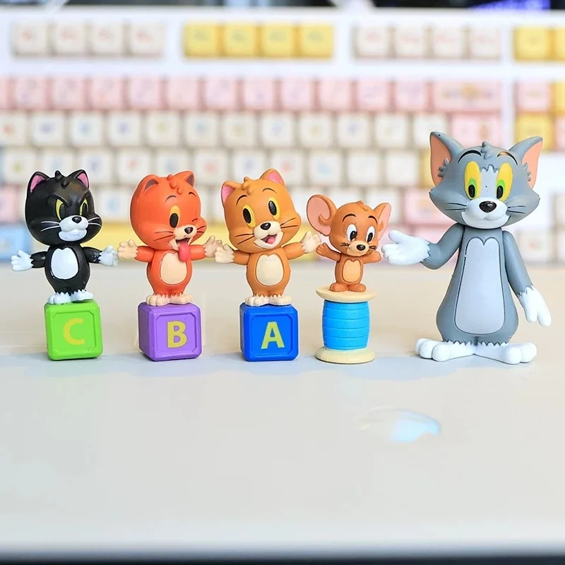 

New Products In Stock Anime Cat And Mouse Series Blind Boxes Figurines Toys Desktop Ornaments Surprise Gifts For Girlfriend