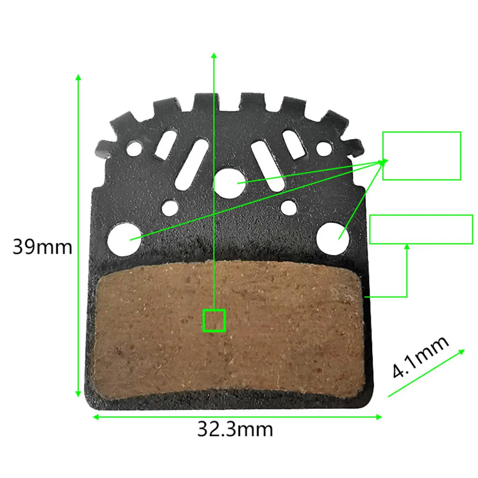 

Bike Brake Pads Mountain Cycling Noiseless Mechanical Caliper for Deore XT and Road Bike Models
