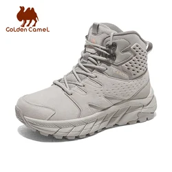 GOLDEN CAMEL Hiking Shoes Non-slip High-top Hiking Boots Wear-resistant Outdoor Waterproof Trekking Shoes for Men 2023 Autumn