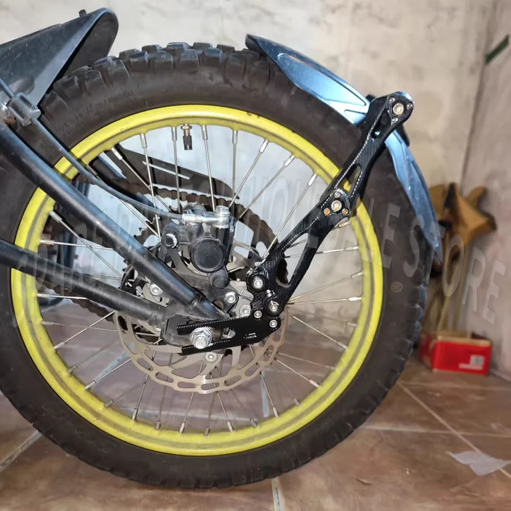 For Cineco Ex1 Ex2 Electric Bicycle Rear Fender Bracket Imitation arbon fiber aluminium alloy Mudguard Adjustable Aluminum Wing