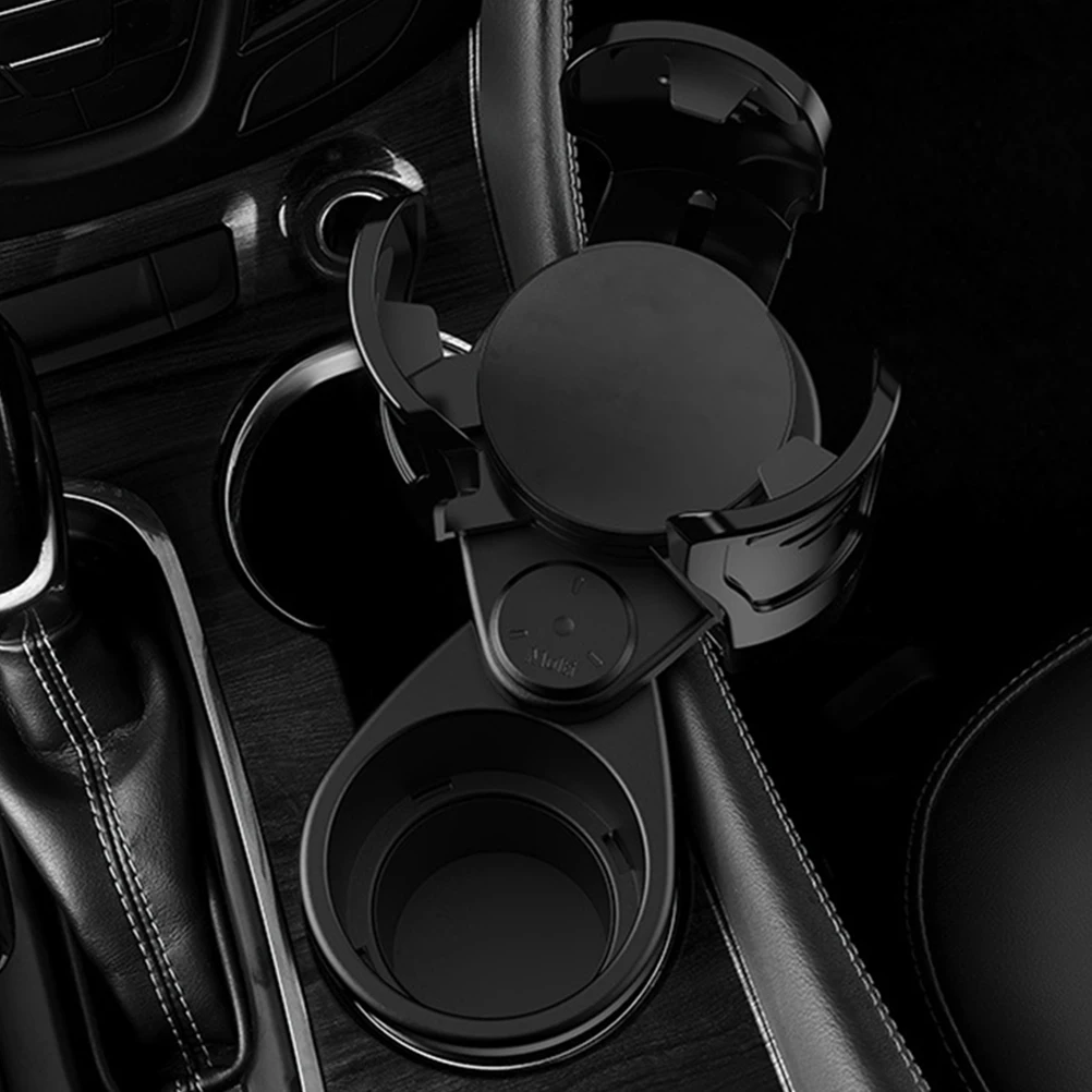 

Cup Holder Car Drinking Automotive Holders Multifunctional Water for Black Bottle