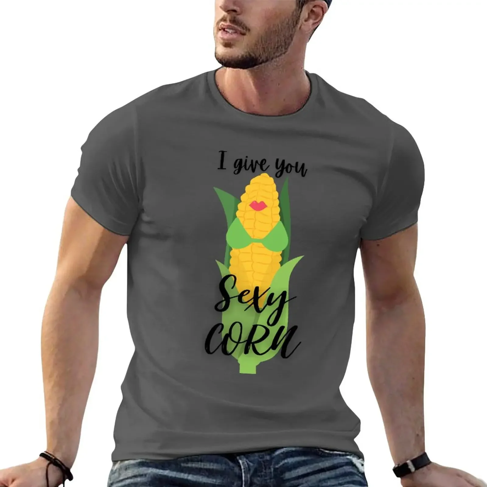 New I Give You Sexy Corn - Mean Girls Musical T-Shirt plus size tops summer tops blanks mens graphic t-shirts anime