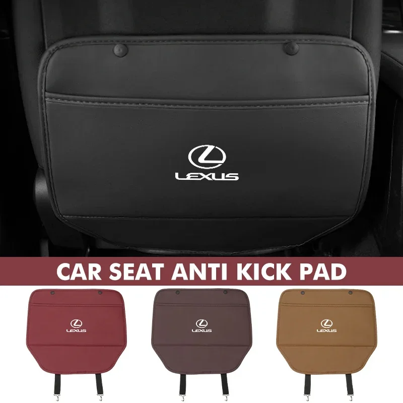 Car Seat Back Anti Kick Pad Leather Protector Prevent Dirty Mat For Lexus CT200h ES250 ES300h NX300h RX350 IS250 IS200 GS300